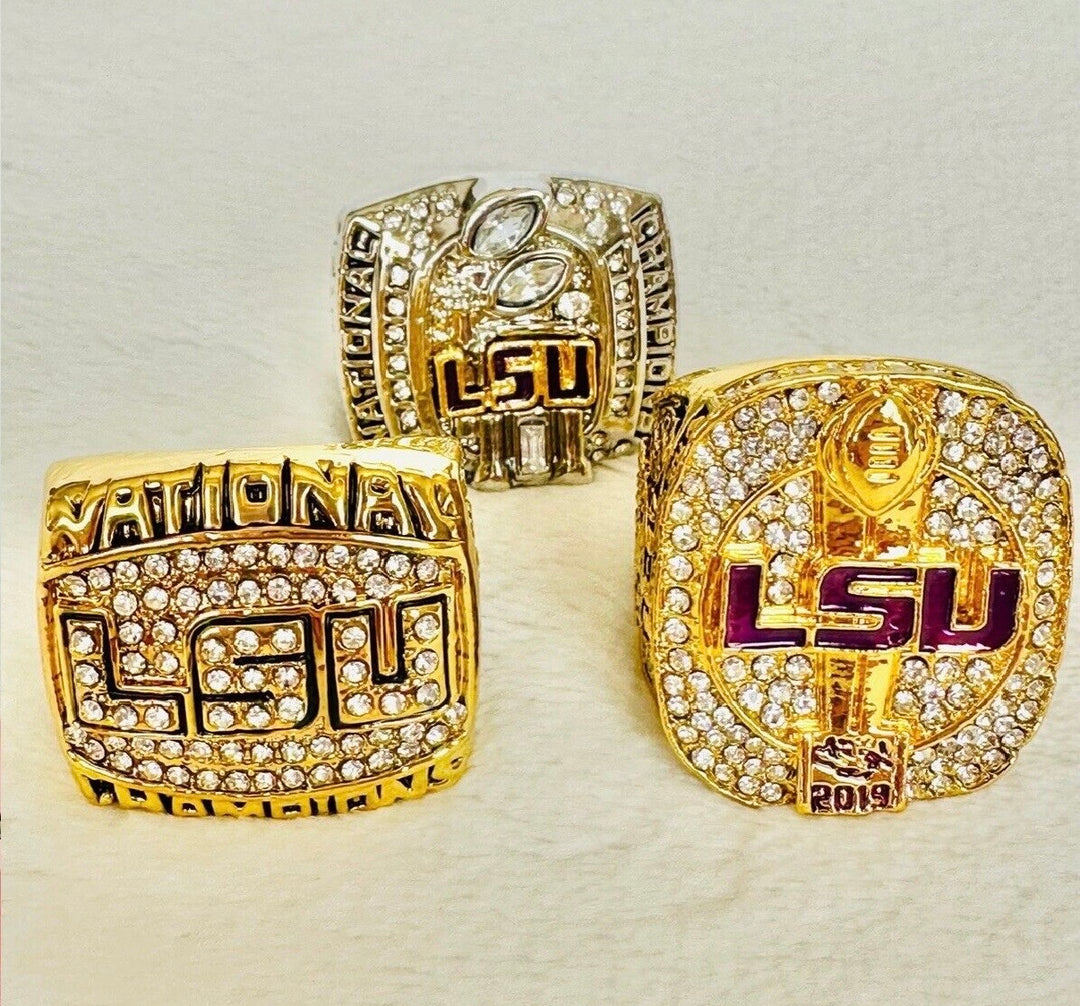 3 PCS LSU Tigers National Championship Ring, US SHIP 2003/07/19