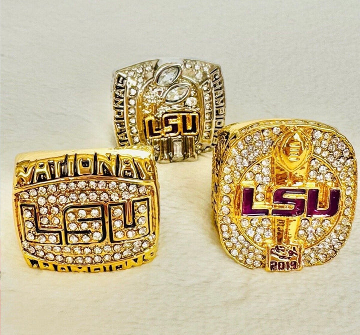 3 PCS LSU Tigers National Championship Ring, US SHIP 2003/07/19