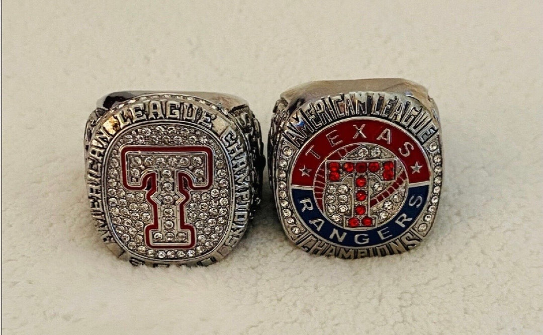 2 PCS TEXAS RANGERS 2010/11 American League Championship Ring, 🇺🇸 SHIP