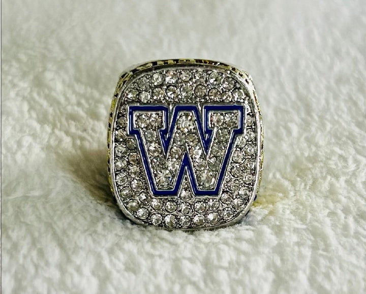 2019 Grey Cup Champions Ring with box Winnipeg Blue Bombers, Canadian Football