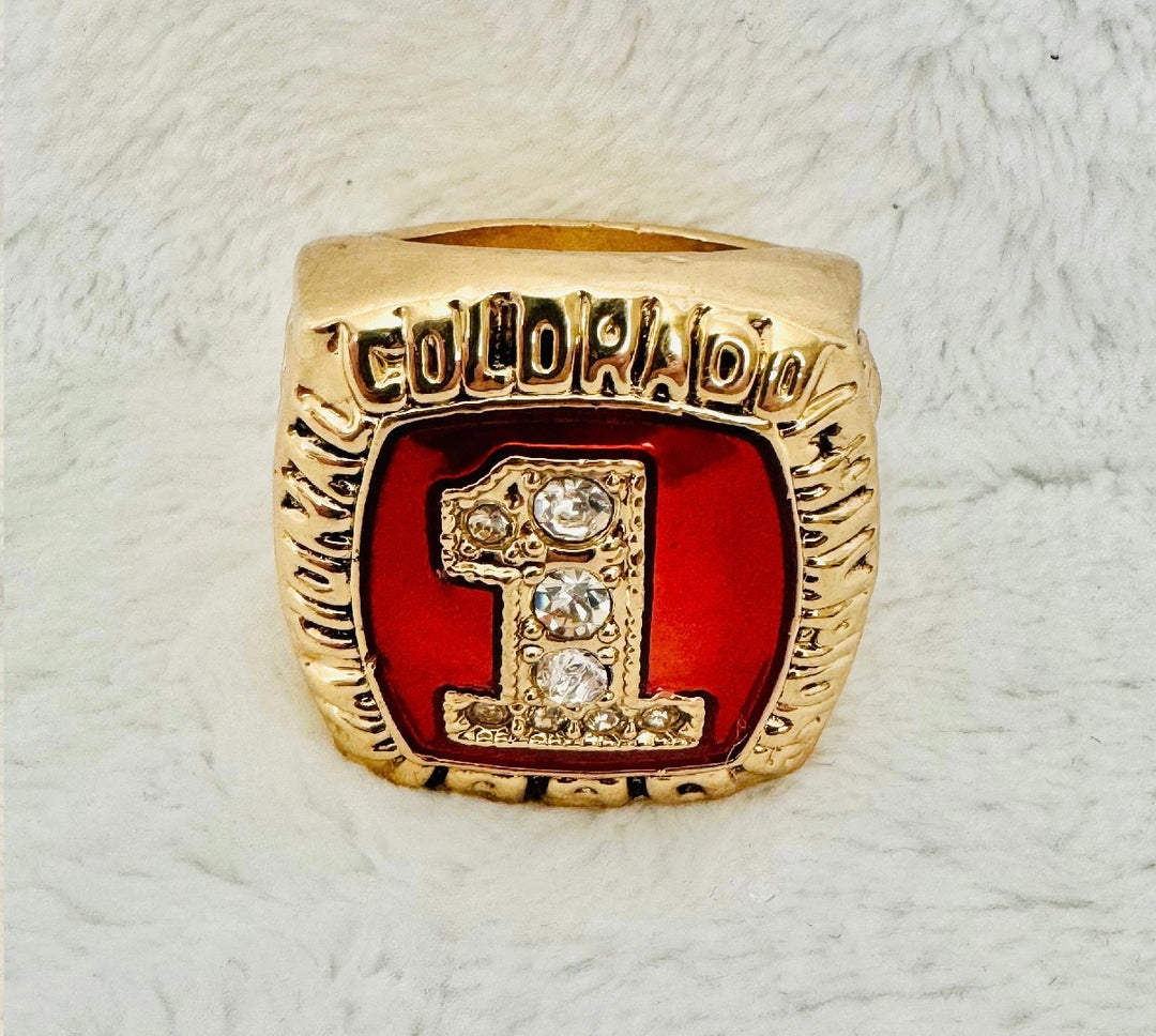 1990 Colorado Buffalos Championship Ring, US SHIP