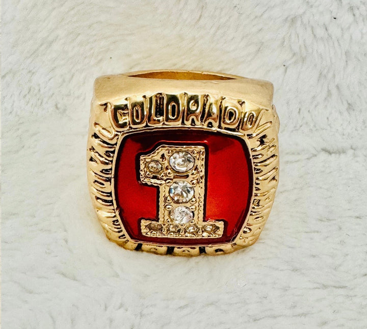 1990 Colorado Buffalos Championship Ring, US SHIP