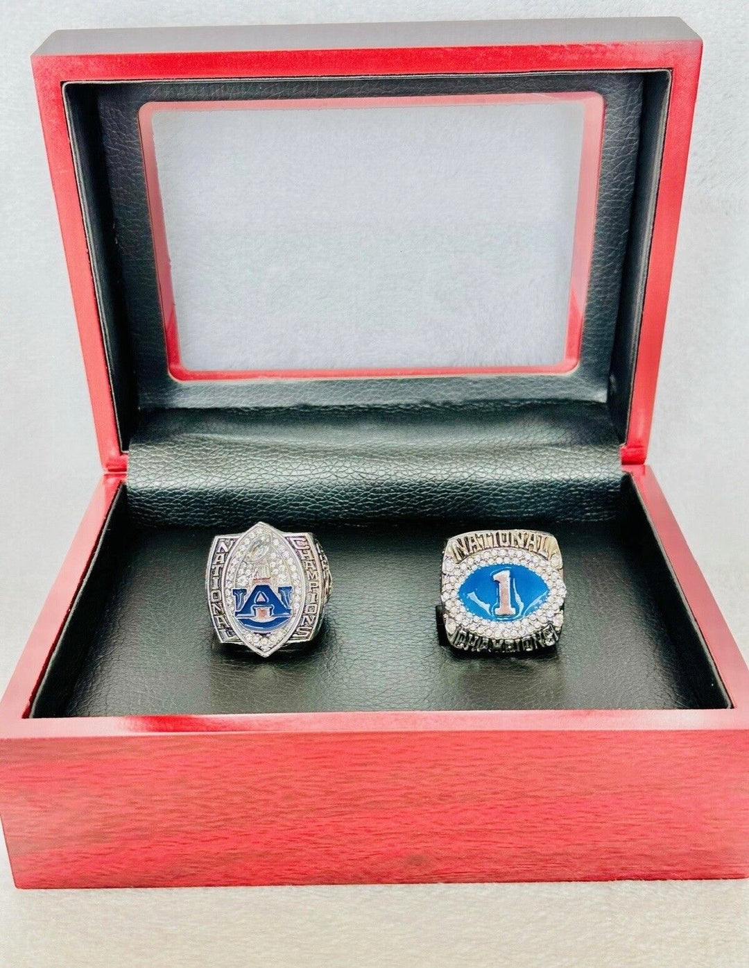 2 PCS 2010 Auburn Tigers NCAA National Championship Ring with box, US SHIP