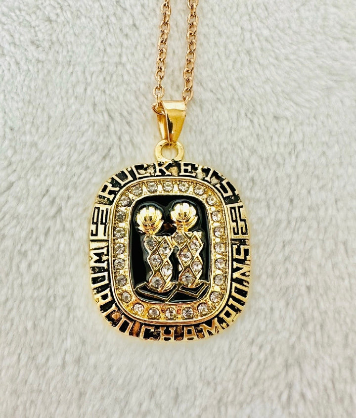 1995 Houston Rockets NBA Championship Pendant, 🇺🇸 SHIP