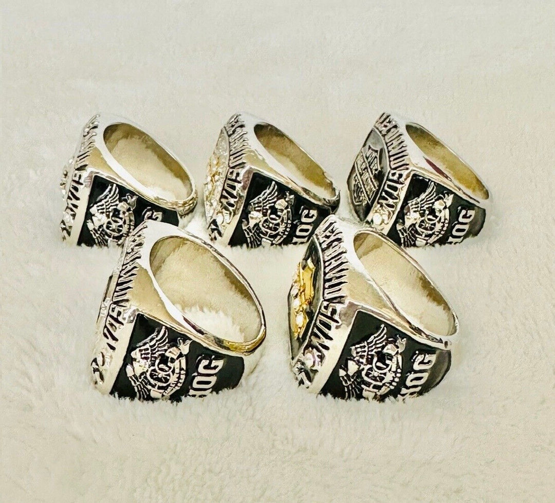 5 PCS Harley Davidson Ring: HOG, US SHIP