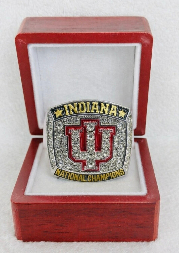 2026 Indiana Hoosiers Championship ring with box, Mendoza MVP Ring