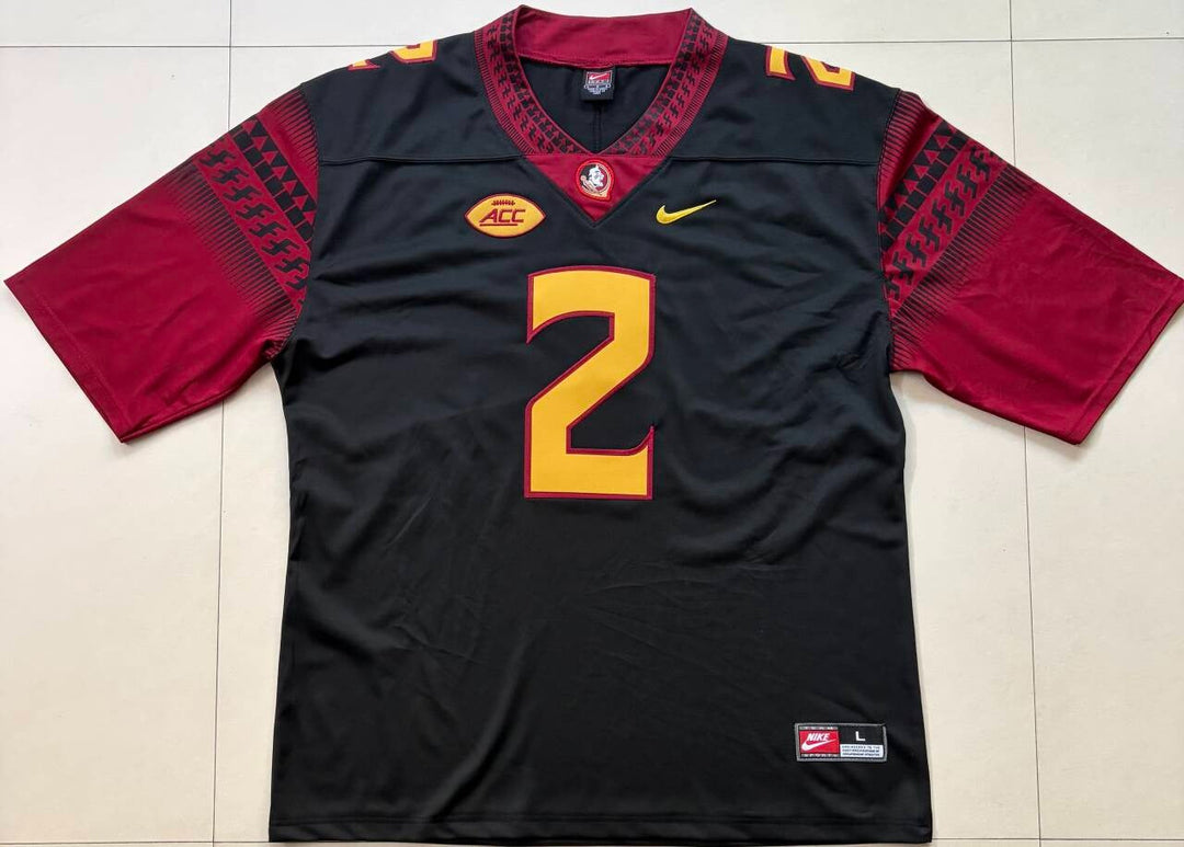 Deion Sanders #2 Florida State Nike Stitched Jersey, Carry L and XL - EB Sports Memorabilia