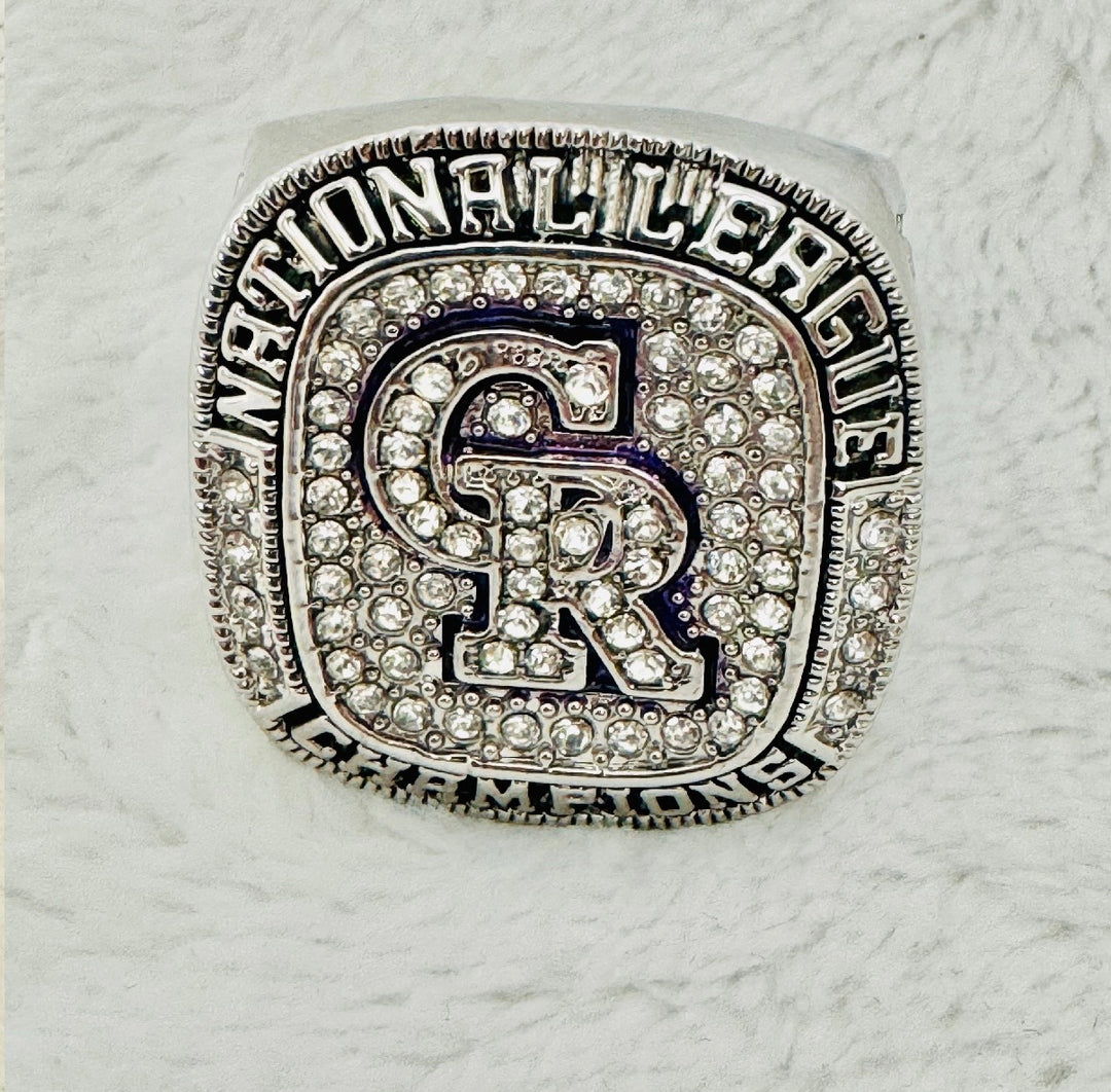 2007 Colorado Rockies National League Championship Ring with box, US Ship