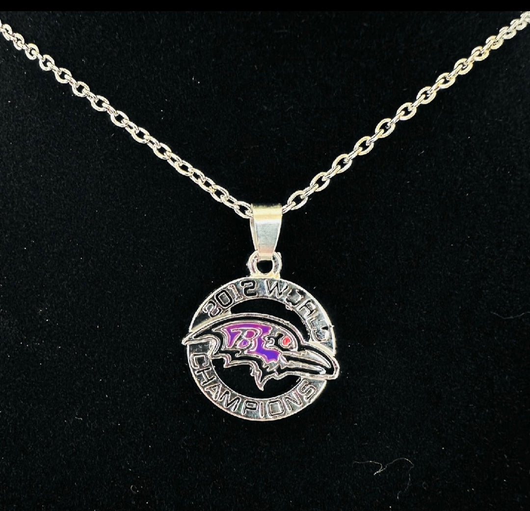 Baltimore Ravens Super Bowl Pendant, US Ship NFL 2012 - EB Sports Championship Rings