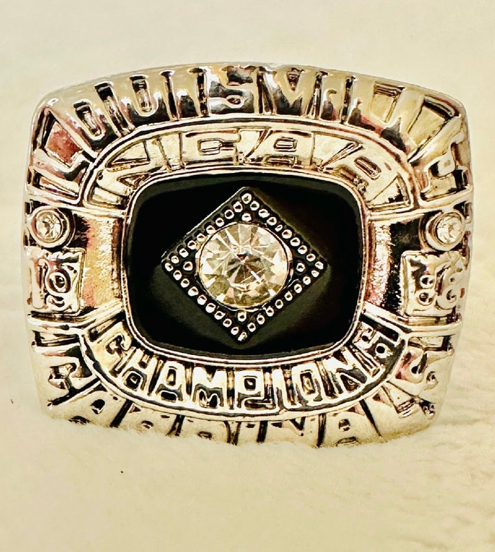 1986 Louisville Cardinals College Basketball Championship Ring with box, US SHIP