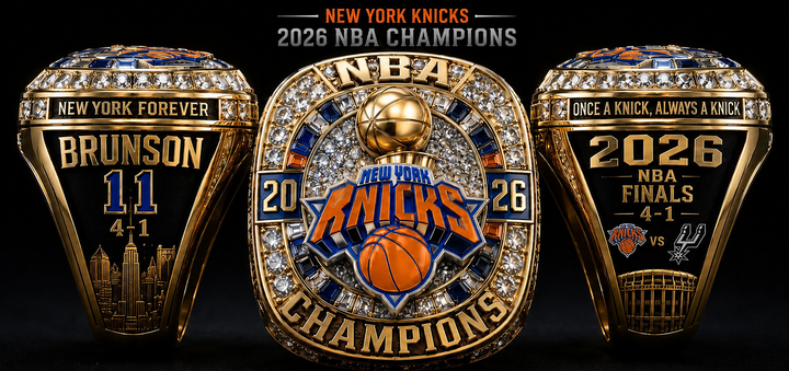 2026 Knicks Championship ring, size 11, ships 5 July