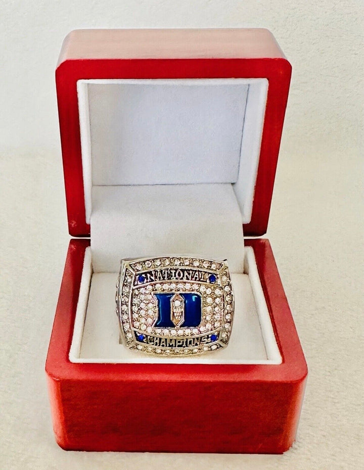 2015 Duke Blue Devils National Champions Basketball Ring with box, Coach K