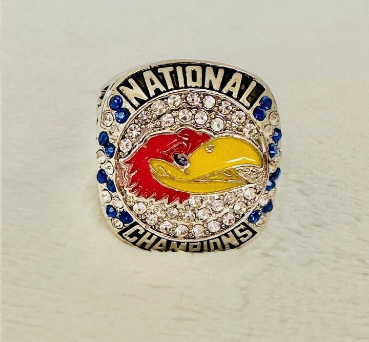 2022 Kansas Jayhawks Basketball National Championship Ring, US SHIP