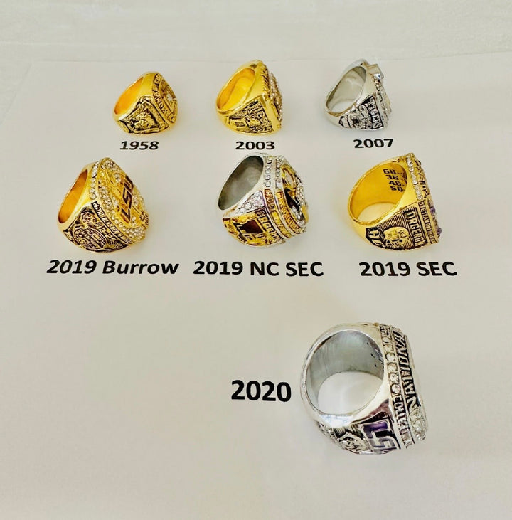 LSU TIGERS CHAMPIONSHIP RINGS with box, pick your ring