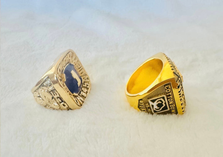 2 PCS BYU Cougars Championship Ring set 1984/1996