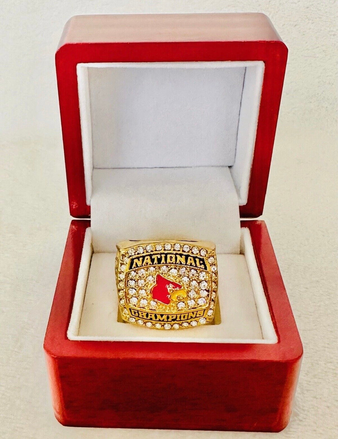 Louisville Cardinals College 2013 Basketball Championship Ring with box, US SHIP