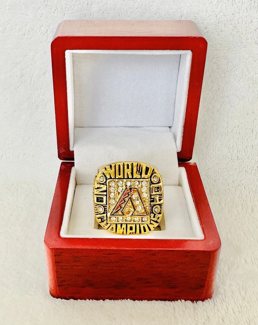 2001 Arizona Diamondbacks JOHNSON Ring with box- World Series Championship, 🇺🇸 SHIP