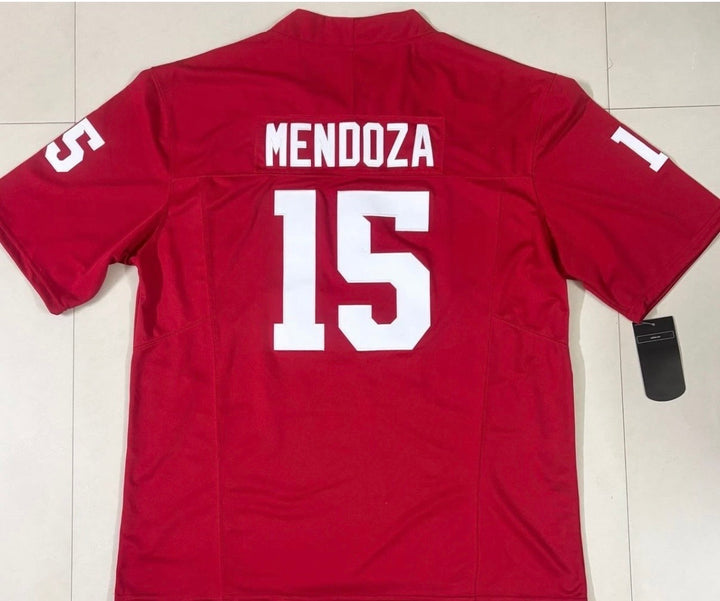 Indiana Hoosiers Fernando Mendoza Mens Red Football Stitched Jersey
