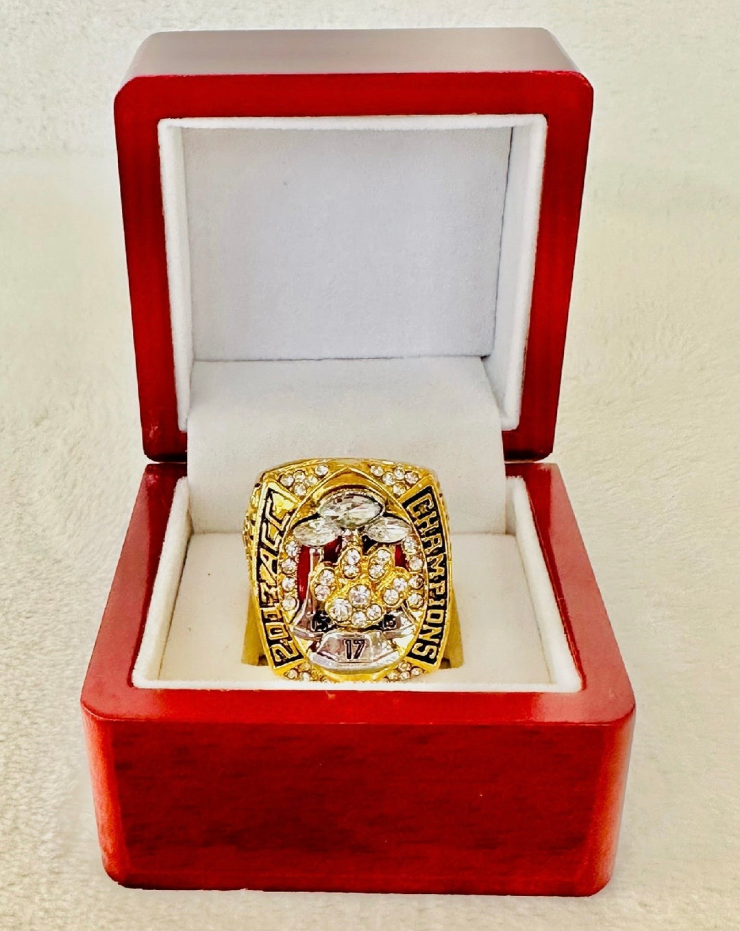 2017 Clemson Tigers Championship Ring with box, US Ship