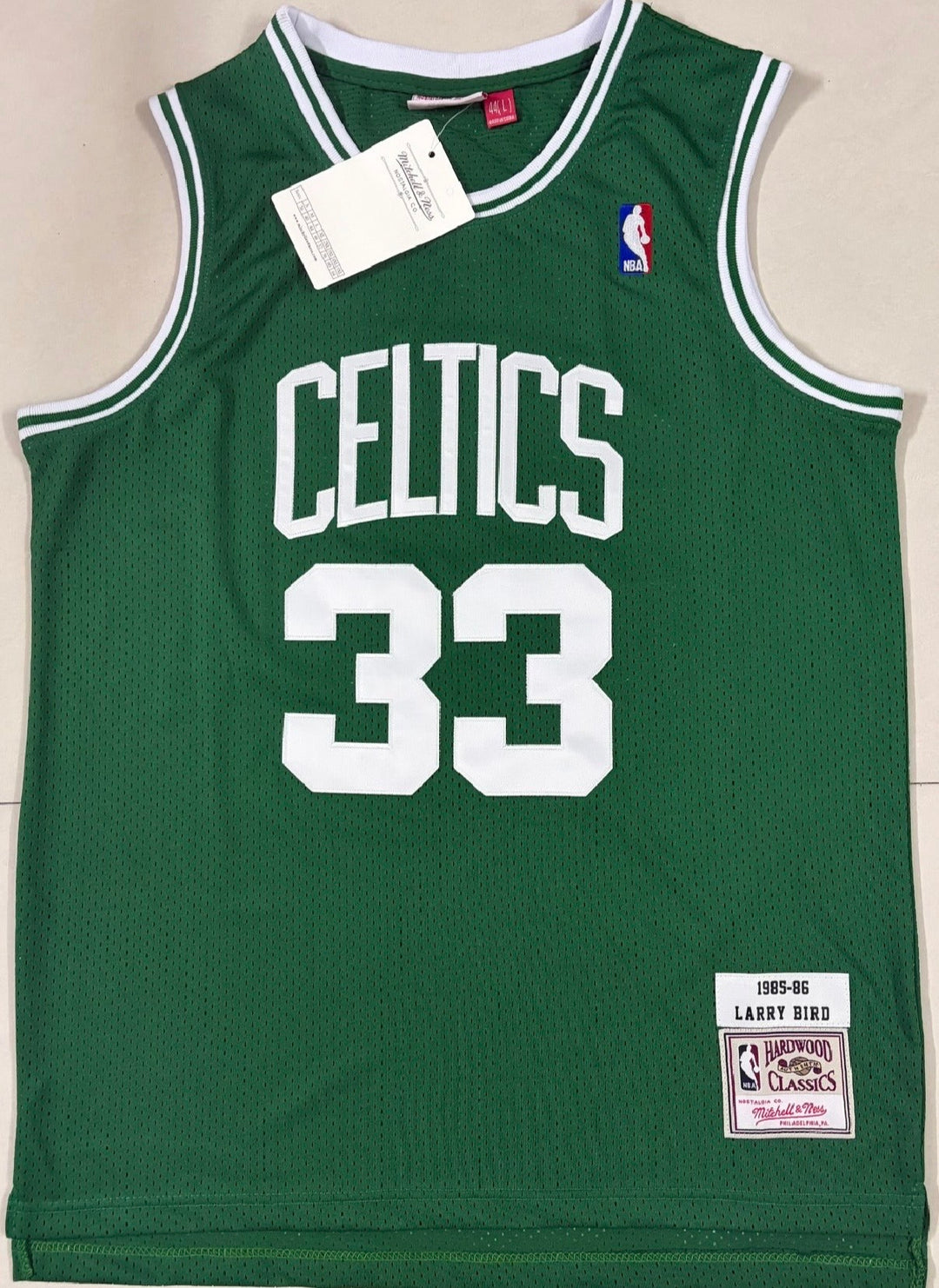 Boston Celtics Larry Bird NBA Basketball Jersey Green 