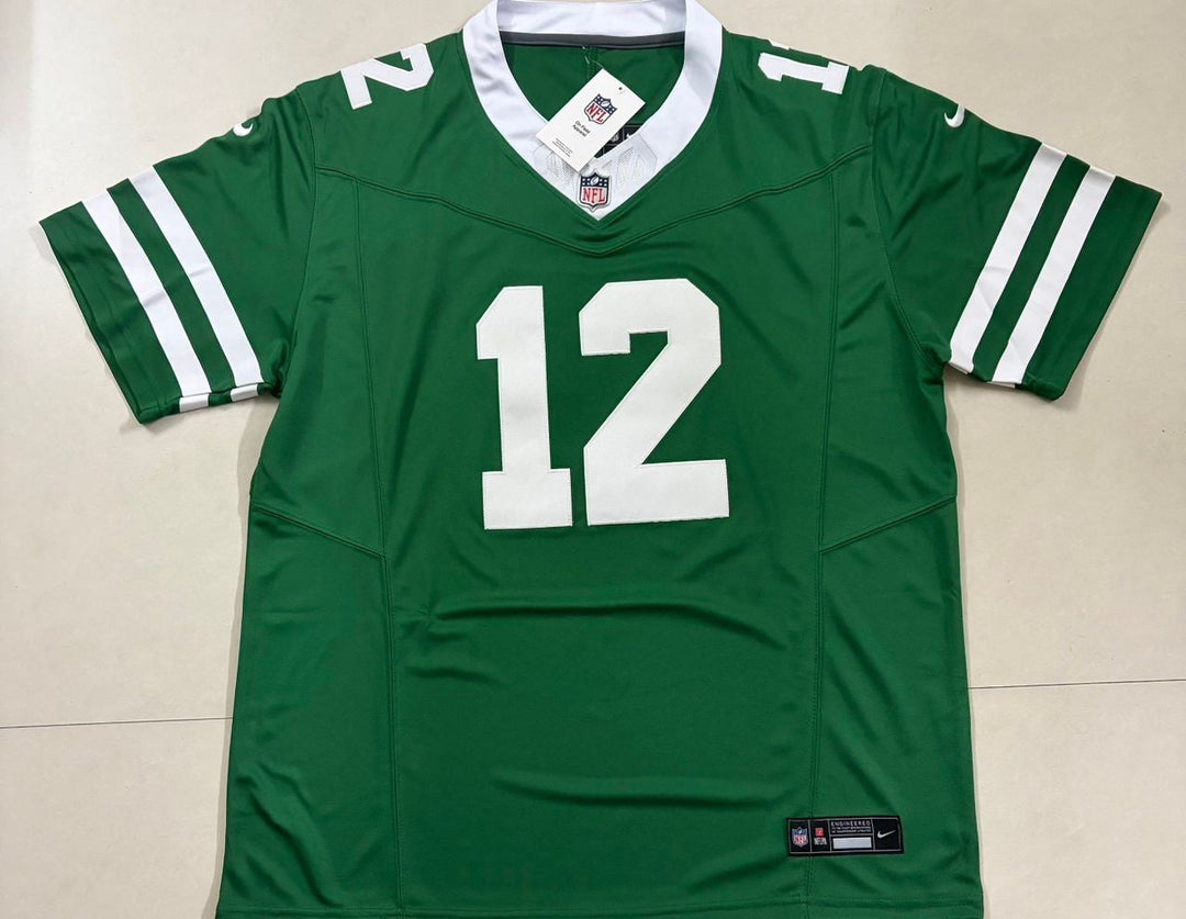 NWT Joe Namath NY Jets Nike Stitched White Jersey, Carry L and XL - EB Sports Memorabilia