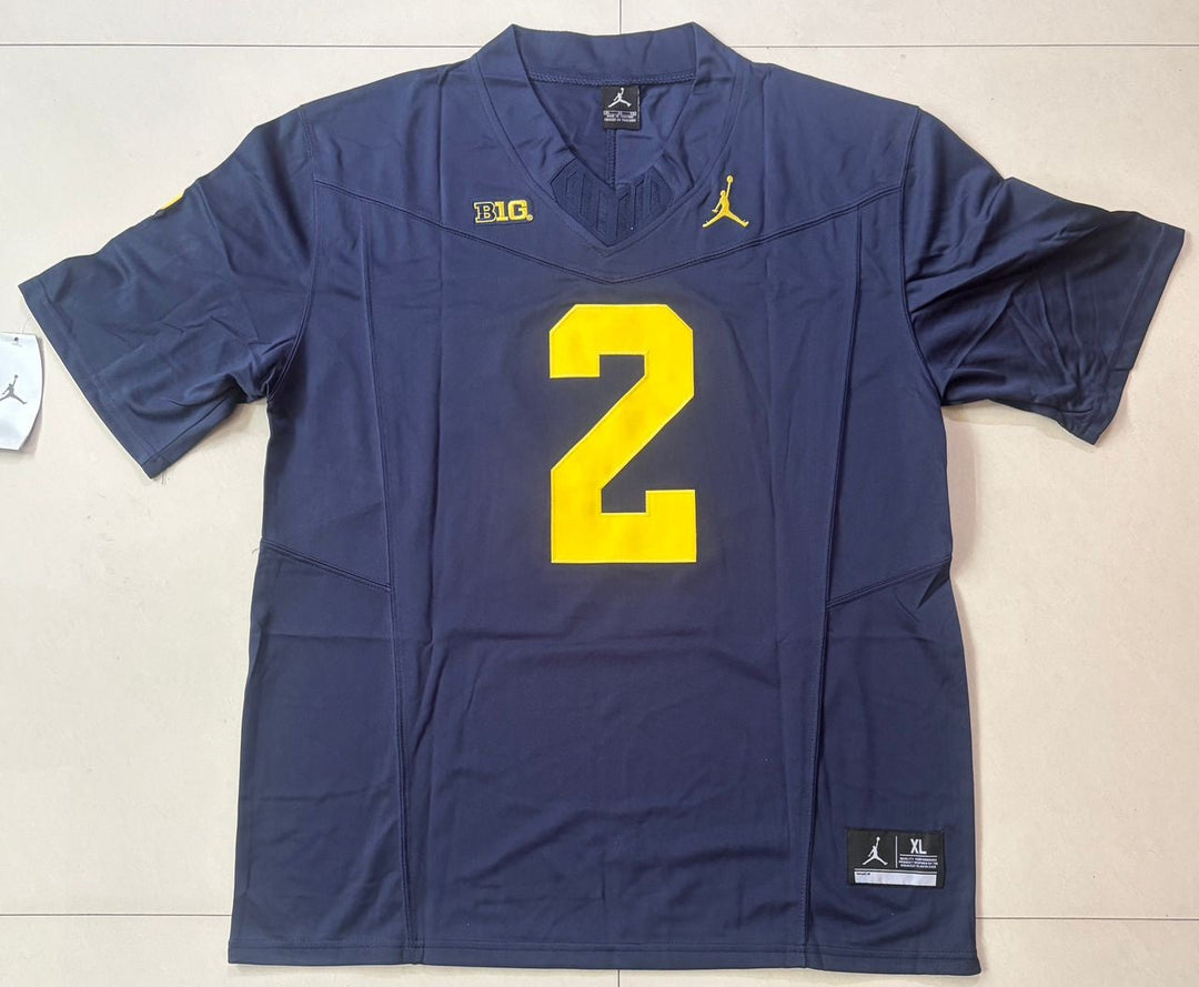 Charles Woodson #2 Michigan Wolverines Stitched Jersey - EB Sports Championship Rings